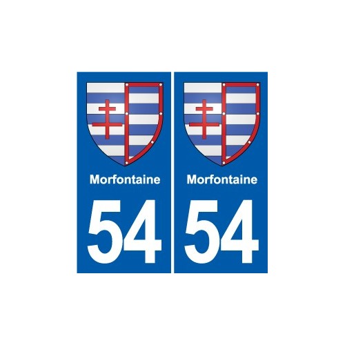54 Malzéville blason autocollant plaque stickers ville