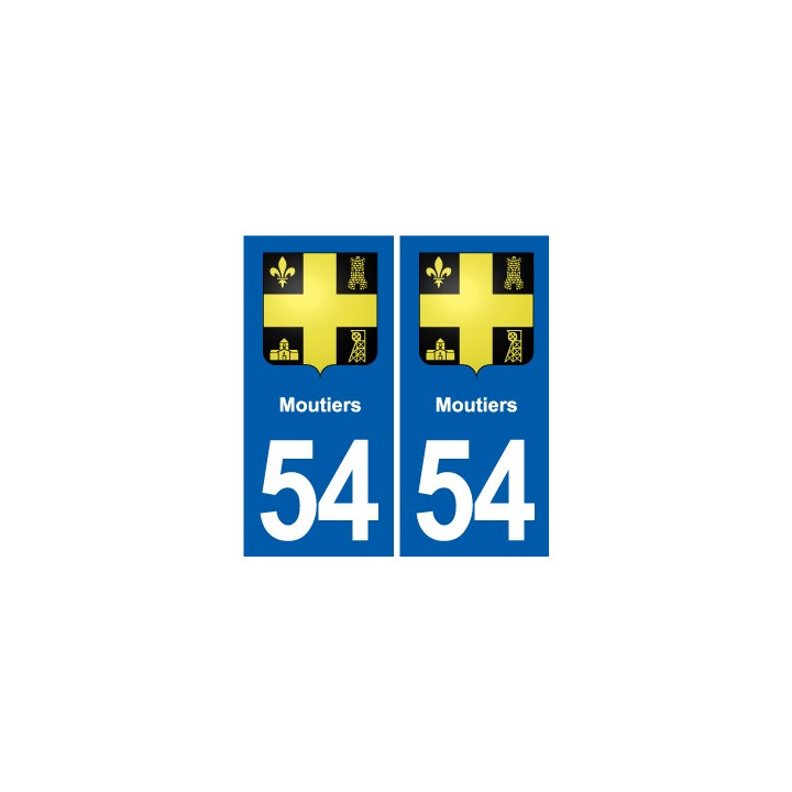 54 Malzéville blason autocollant plaque stickers ville