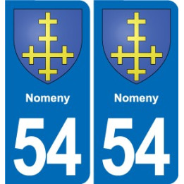 54 Malzéville blason autocollant plaque stickers ville