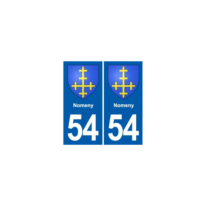 54 Malzéville blason autocollant plaque stickers ville