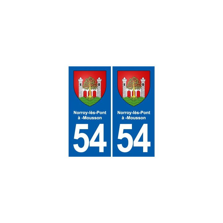 54 Malzéville blason autocollant plaque stickers ville