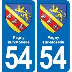 54 Malzéville blason autocollant plaque stickers ville