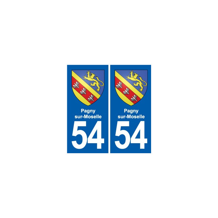 54 Malzéville blason autocollant plaque stickers ville