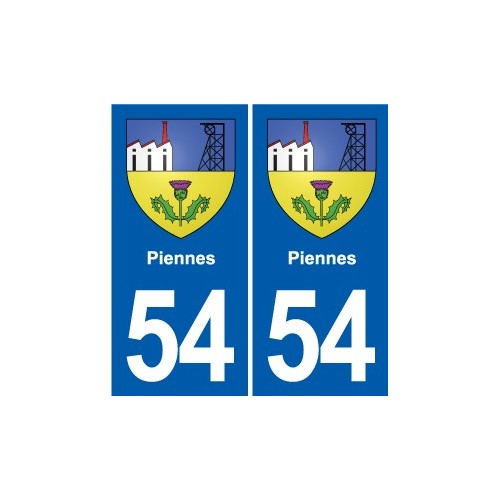54 Malzéville blason autocollant plaque stickers ville