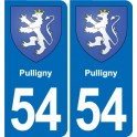 54 Malzéville blason autocollant plaque stickers ville