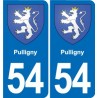 54 Malzéville blason autocollant plaque stickers ville