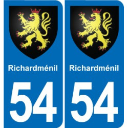 54 Malzéville blason autocollant plaque stickers ville