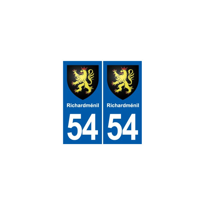 54 Malzéville blason autocollant plaque stickers ville