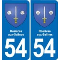 54 Malzéville blason autocollant plaque stickers ville