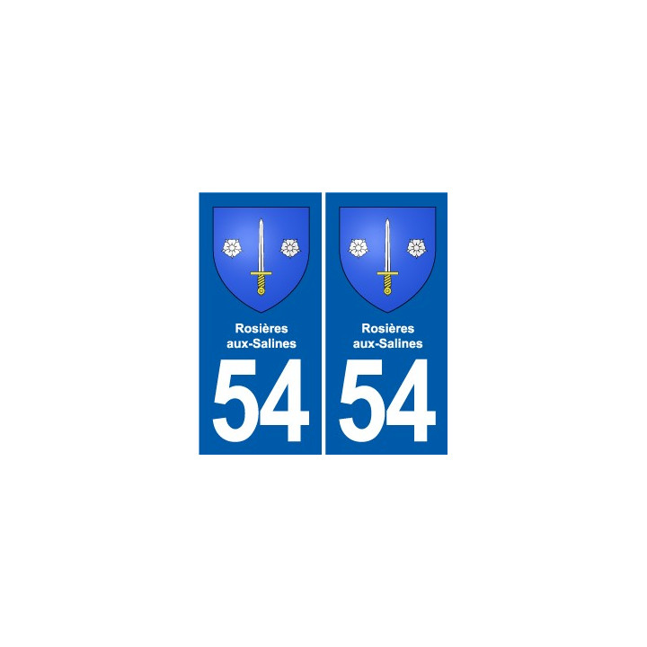 54 Malzéville blason autocollant plaque stickers ville