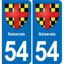 54 Malzéville blason autocollant plaque stickers ville