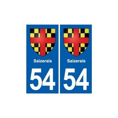 54 Malzéville blason autocollant plaque stickers ville