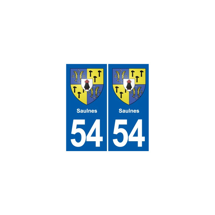 54 Malzéville blason autocollant plaque stickers ville
