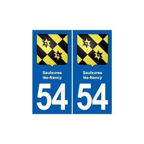 54 Malzéville blason autocollant plaque stickers ville