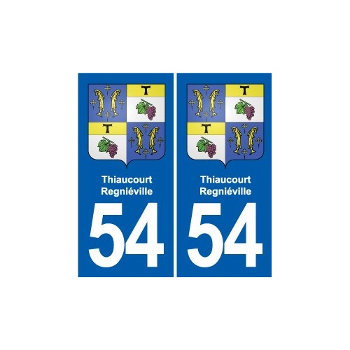 54 Malzéville blason autocollant plaque stickers ville