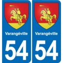 54 Malzéville blason autocollant plaque stickers ville