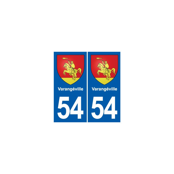 54 Malzéville blason autocollant plaque stickers ville