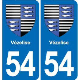 54 Malzéville blason autocollant plaque stickers ville