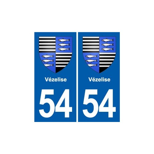 54 Malzéville blason autocollant plaque stickers ville