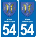 54 Malzéville blason autocollant plaque stickers ville