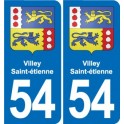 54 Malzéville blason autocollant plaque stickers ville