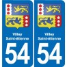 54 Malzéville blason autocollant plaque stickers ville