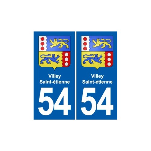 54 Malzéville blason autocollant plaque stickers ville