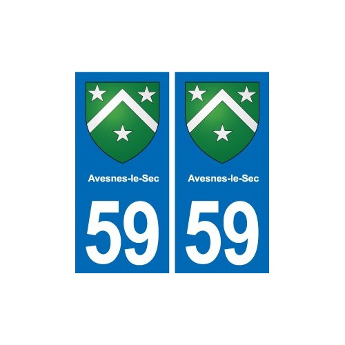 59 Comines blason autocollant plaque stickers ville