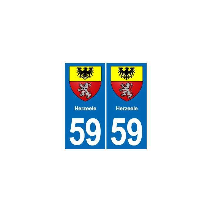 59 Comines blason autocollant plaque stickers ville