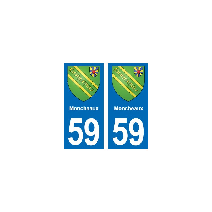 59 Comines blason autocollant plaque stickers ville