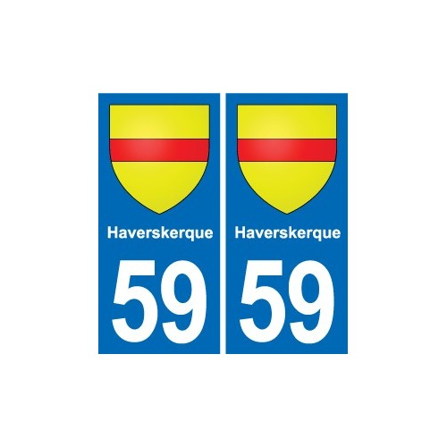 59 Comines blason autocollant plaque stickers ville