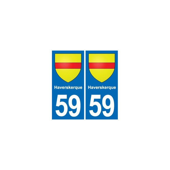 59 Comines blason autocollant plaque stickers ville