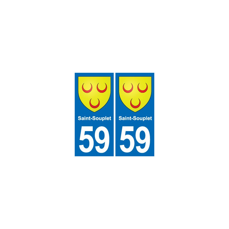 59 Comines blason autocollant plaque stickers ville
