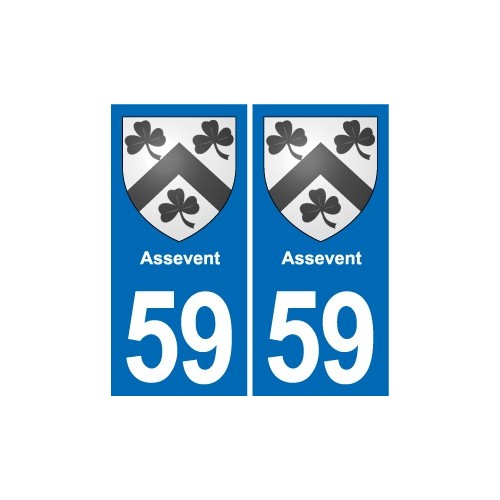 59 Comines blason autocollant plaque stickers ville