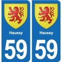 59 Comines blason autocollant plaque stickers ville