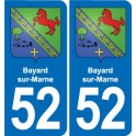 52 Wassy blason autocollant plaque stickers ville