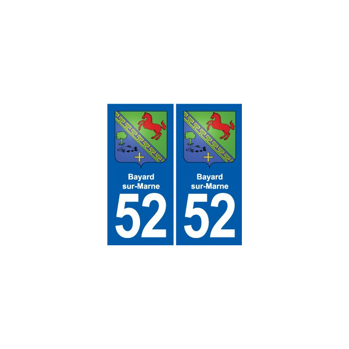 52 Wassy blason autocollant plaque stickers ville