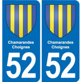 52 Wassy blason autocollant plaque stickers ville