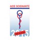 Caducée Aide Soignante sticker autocollant