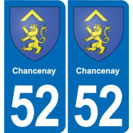 52 Wassy blason autocollant plaque stickers ville