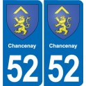 52 Wassy blason autocollant plaque stickers ville