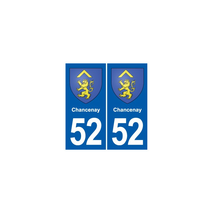 52 Wassy blason autocollant plaque stickers ville
