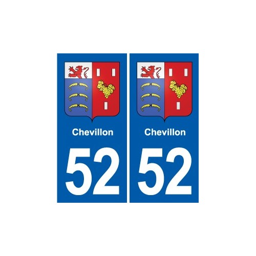 52 Wassy blason autocollant plaque stickers ville