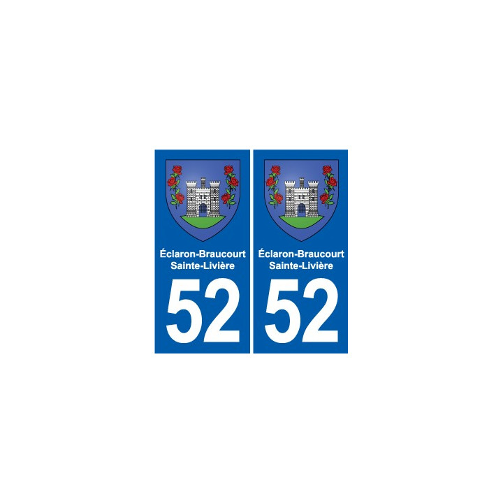 52 Wassy blason autocollant plaque stickers ville