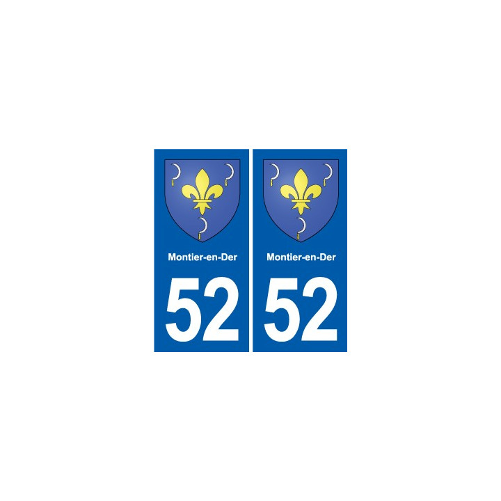 52 Wassy blason autocollant plaque stickers ville
