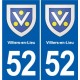52 Wassy blason autocollant plaque stickers ville