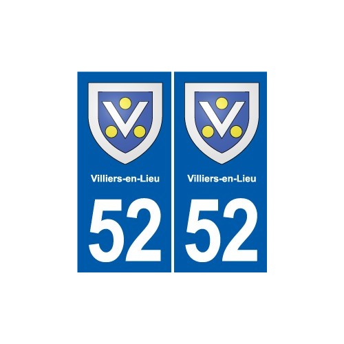 52 Wassy blason autocollant plaque stickers ville