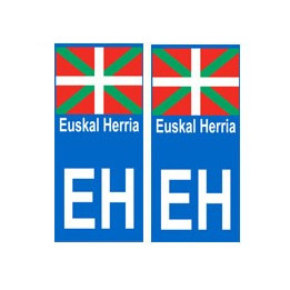 EH autocollant plaque