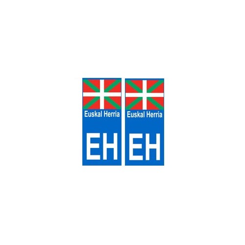 EH autocollant plaque
