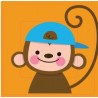 Stickers Monkey Singe sticker autocollant interrupteur